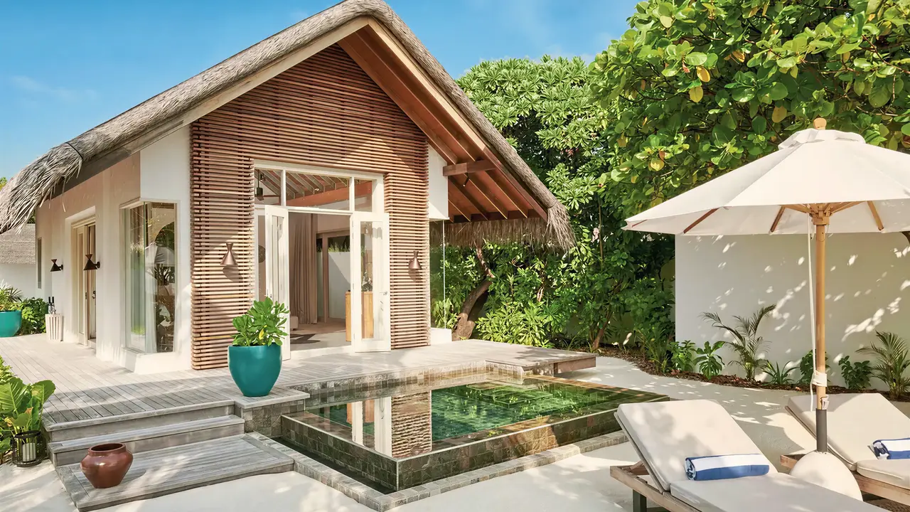 Prywatna willa z basenem w Sirru Fen Fushi Private Lagoon Resort