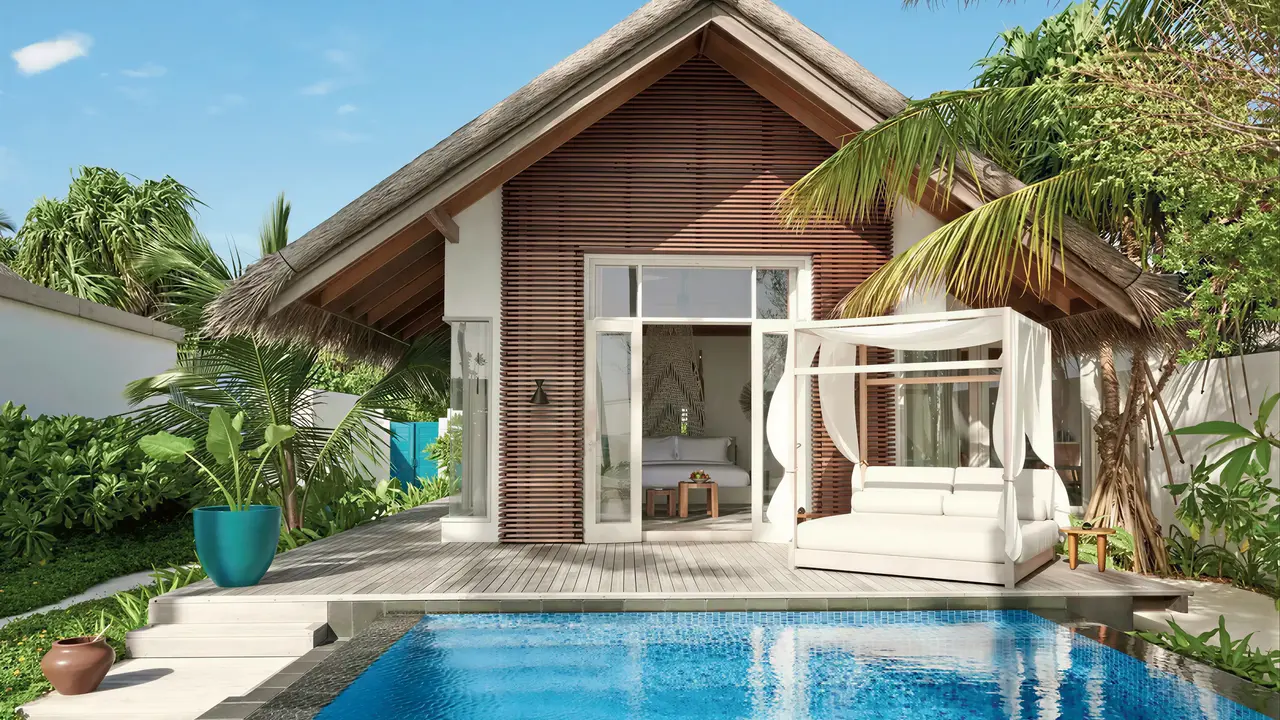 Prywatna willa z basenem w Sirru Fen Fushi Private Lagoon Resort