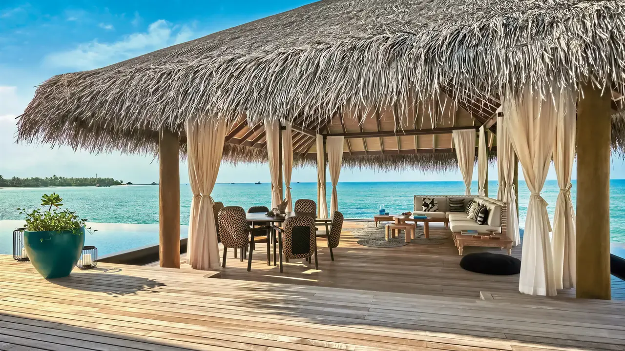 Pawilon z widokiem na morze w Sirru Fen Fushi Private Lagoon Resort