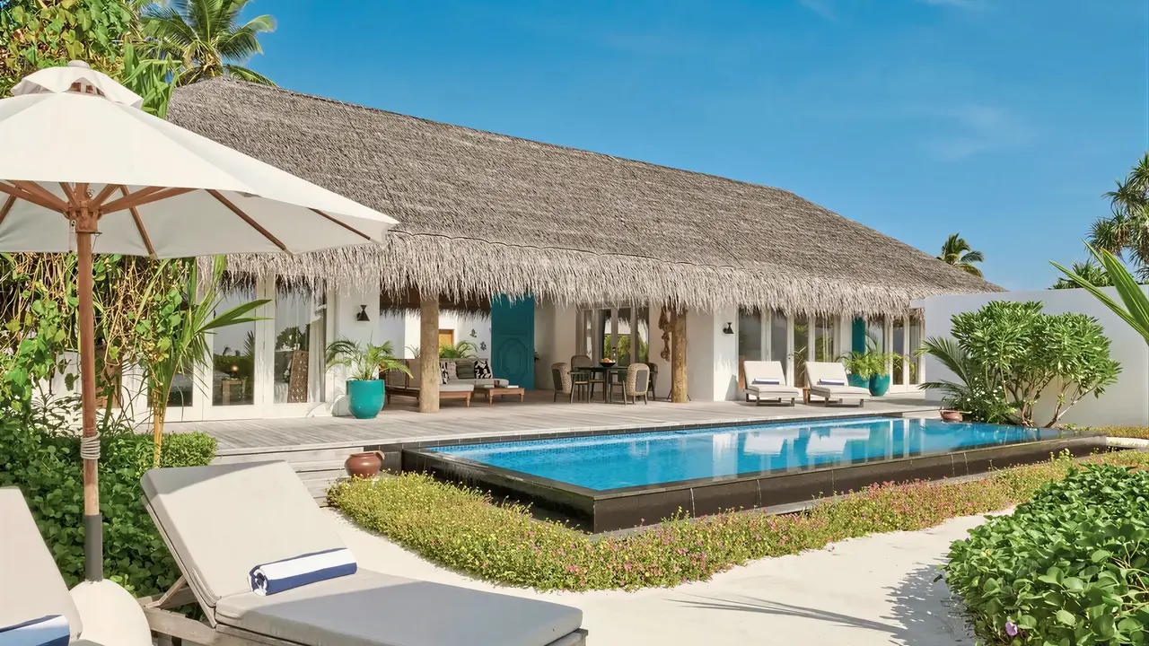 Prywatna willa z basenem w Sirru Fen Fushi Private Lagoon Resort