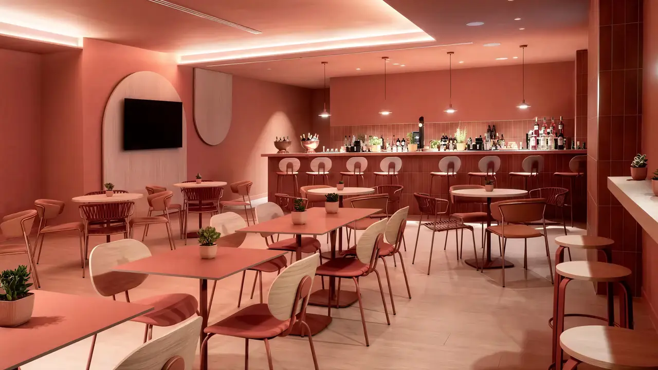 Nowoczesny bar w hotelu Sol Arona Tenerife 