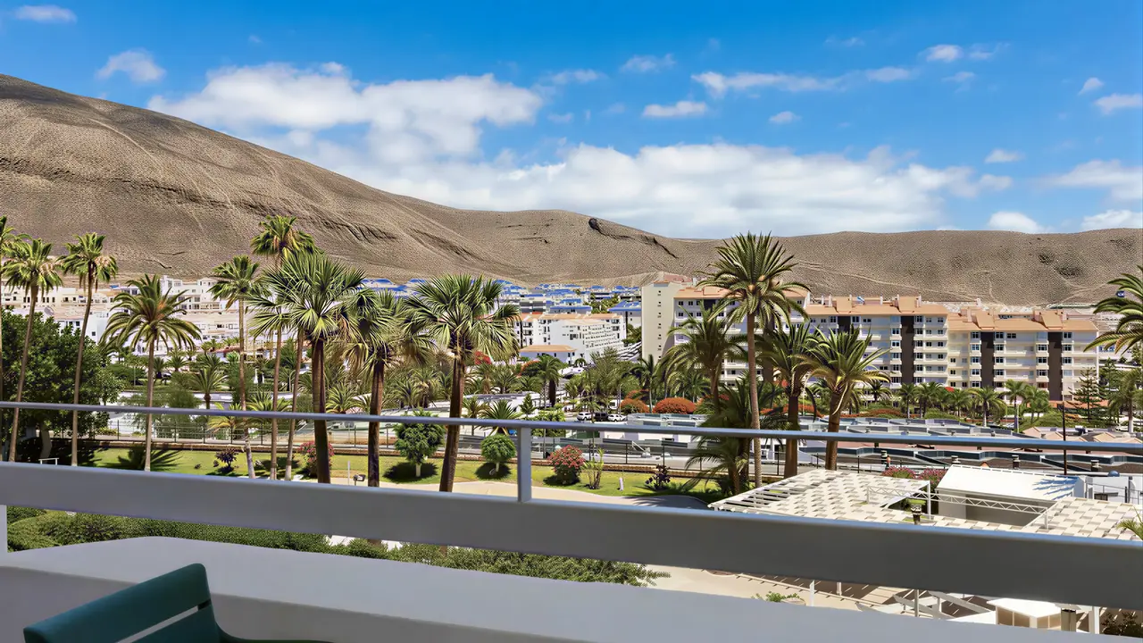 Balkon z widokiem na Sol Arona Tenerife 