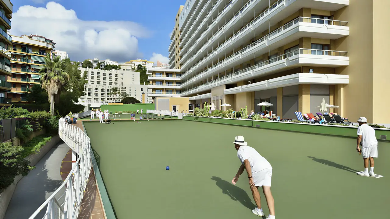 Gra w bocce w hotelu Sol Don Pablo
