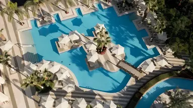 Basen przy hotelu Steigenberger Aqua Magic