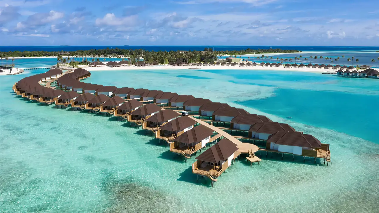 Widok z lotu ptaka na Sun Siyam Olhuveli