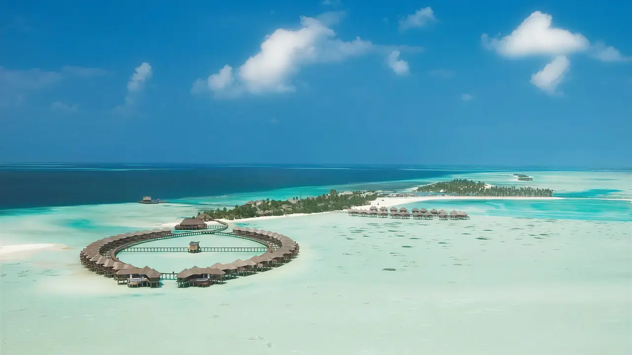 Widok z lotu ptaka na Sun Siyam Olhuveli