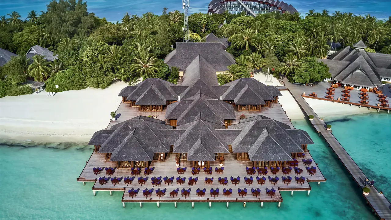 Widok z lotu ptaka na Sun Siyam Olhuveli