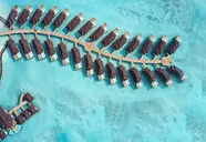 Widok z góry na kompleks Sun Siyam Olhuveli