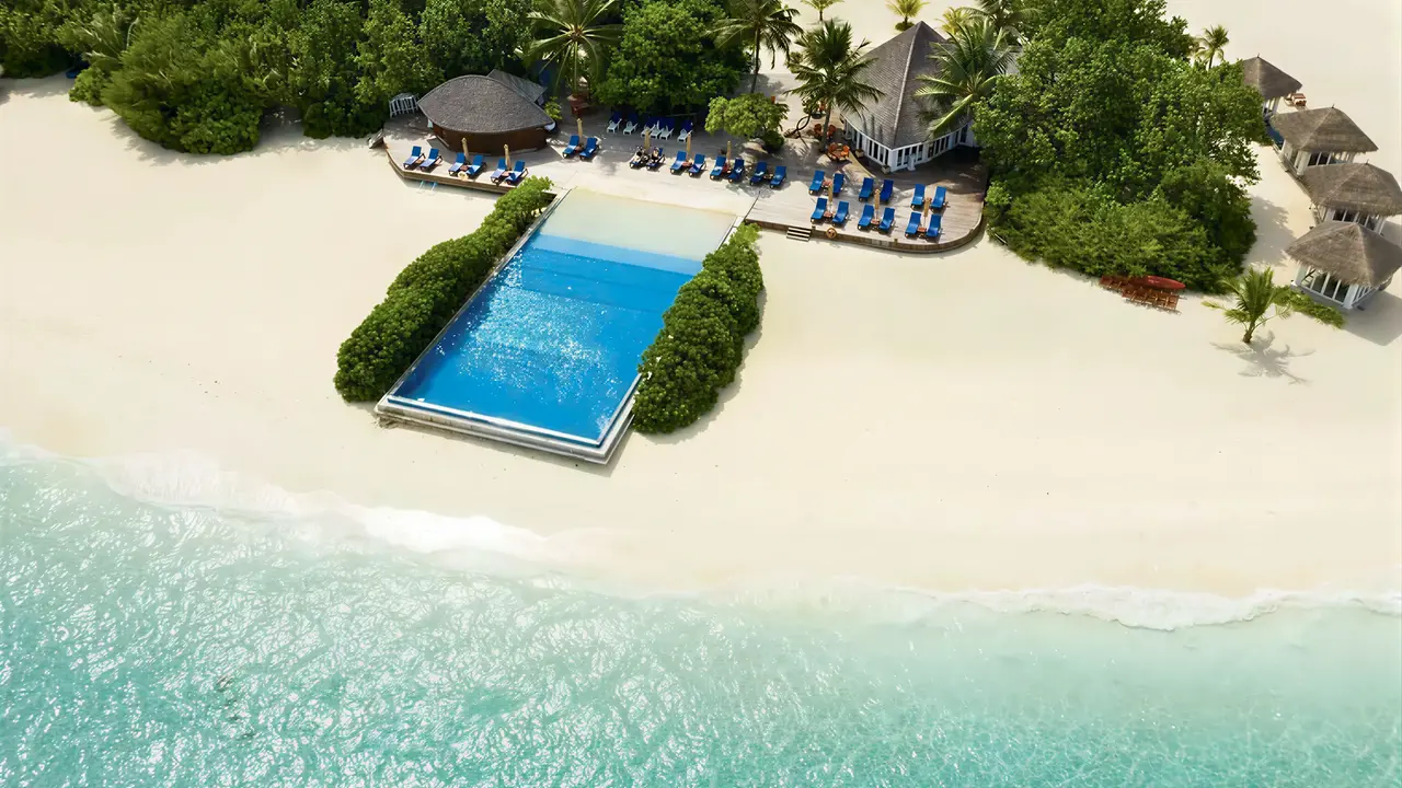 Widok z lotu ptaka na Sun Siyam Olhuveli