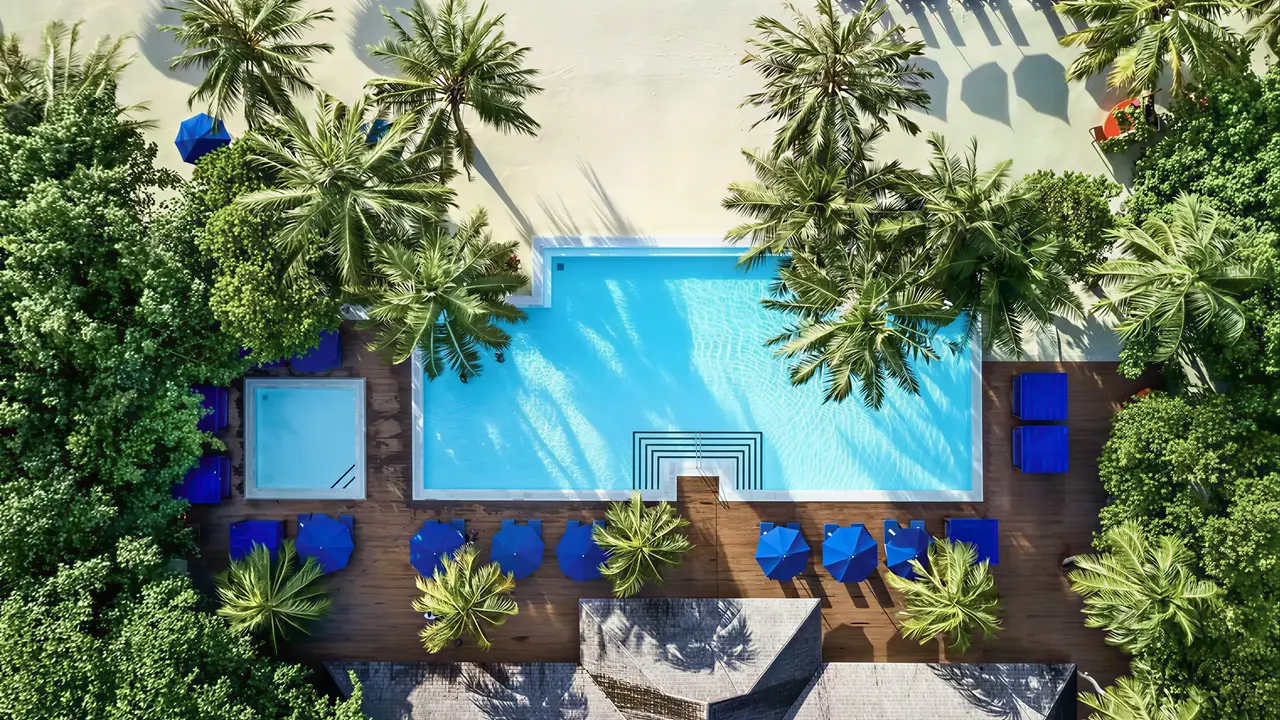 Widok z lotu ptaka na Sun Siyam Olhuveli