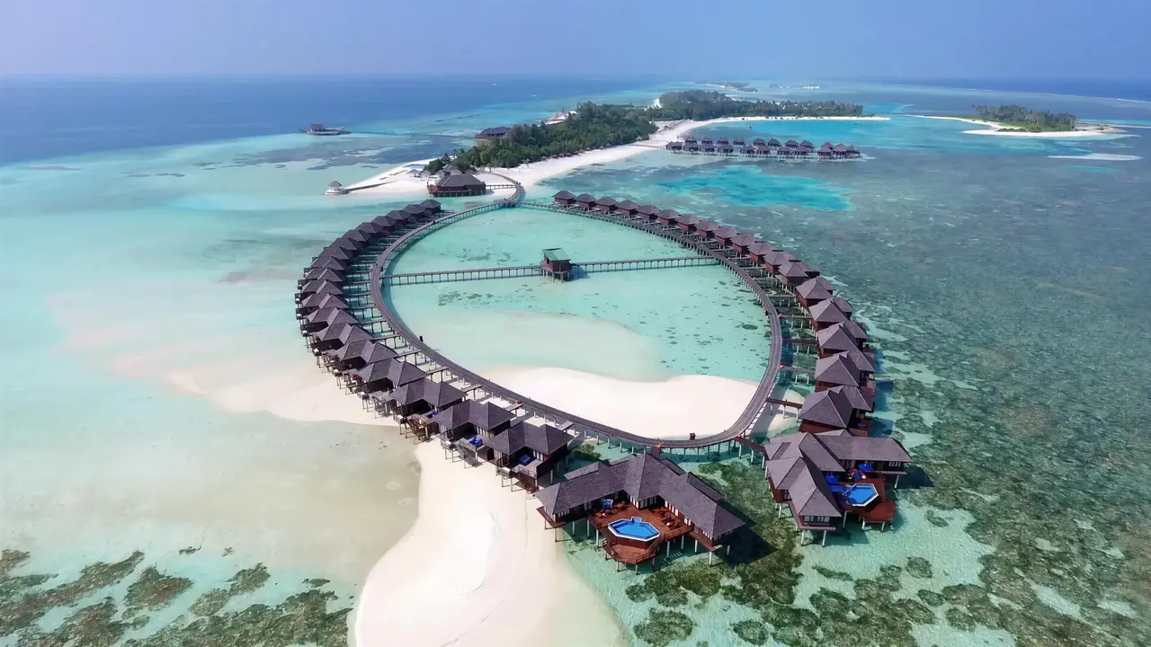 Widok z lotu ptaka na Sun Siyam Olhuveli