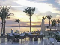 Taras z widokiem na morze w Sunrise Remal Beach