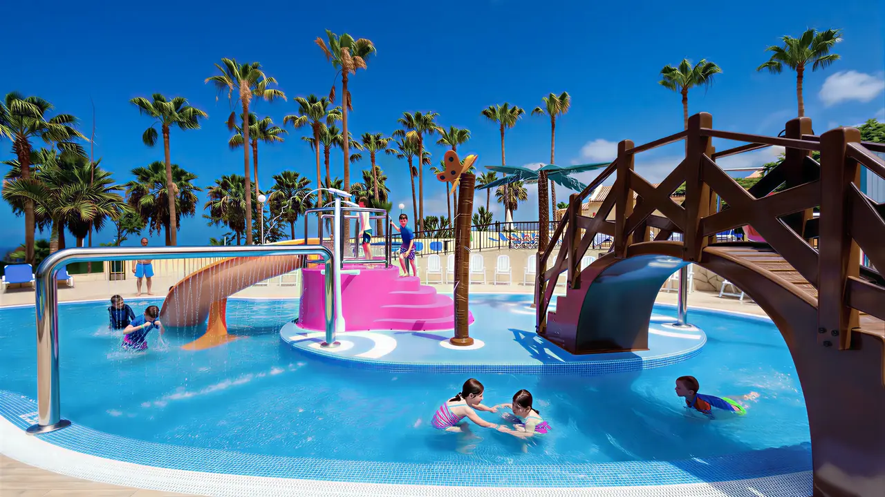 wodny plac zabaw dla dzieci w Tagoro Family & Fun
