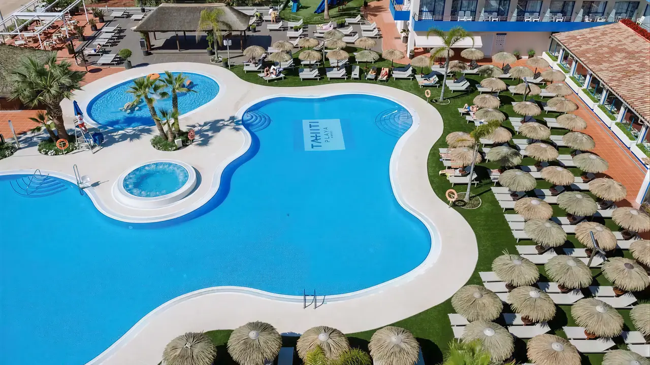 Widok z góry na kompleks Tahiti Playa