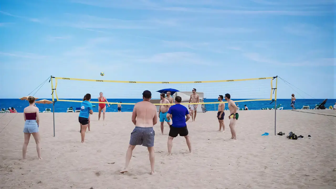 Siatkówka plażowa w Tahiti Playa