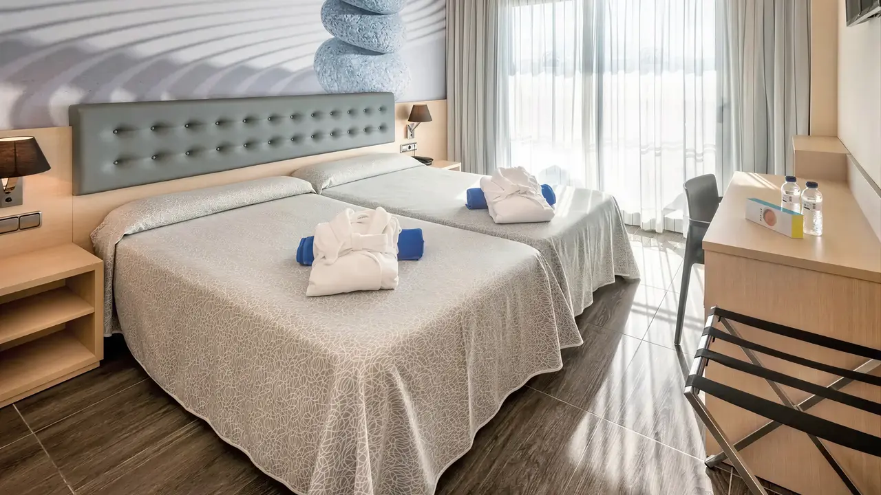 Pokój z dwoma łóżkami w Tropic Park