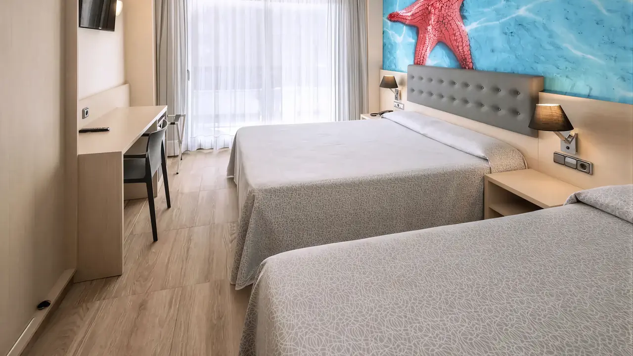 Pokój z dwoma łóżkami w Tropic Park