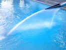Basen w hotelu Tropic Park z wodną dyszą