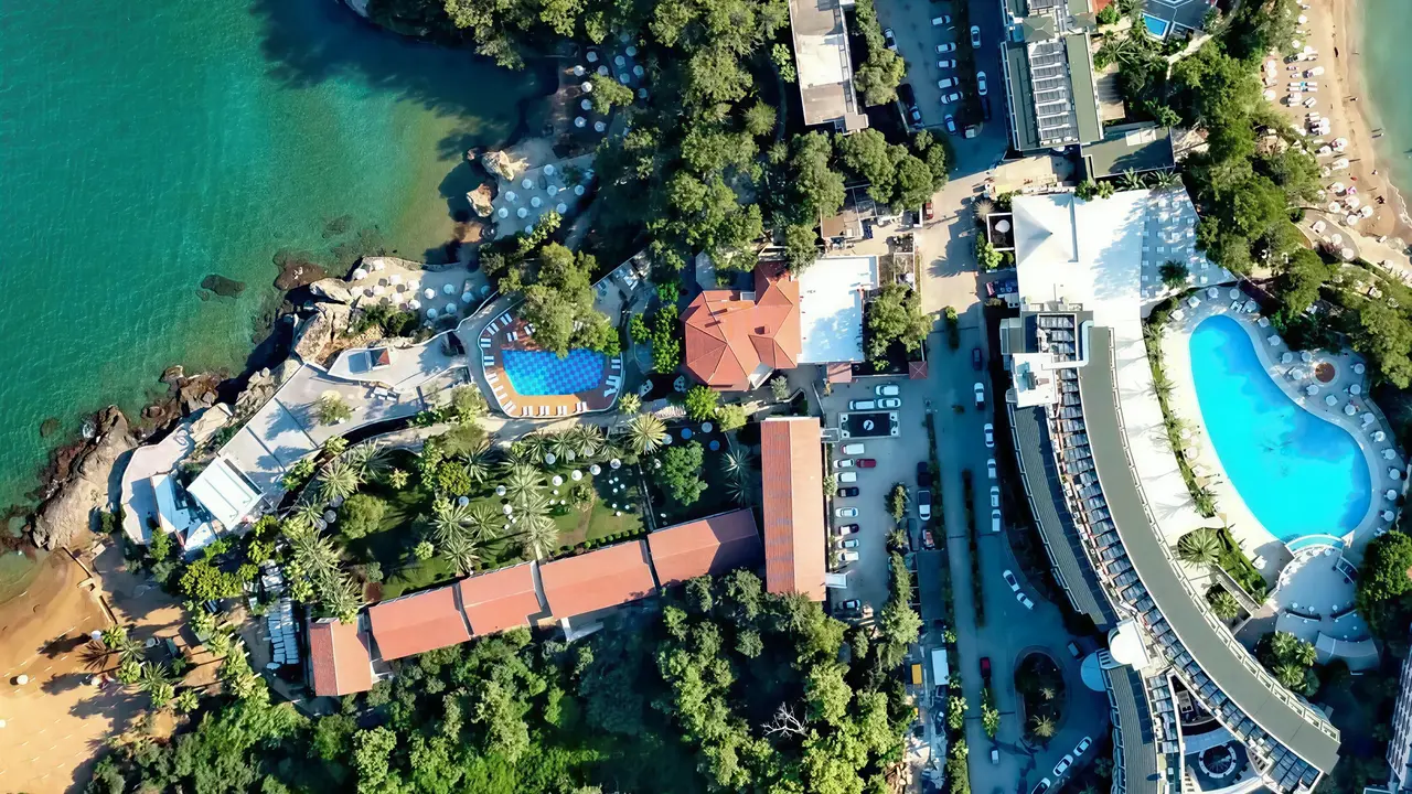 Widok z lotu ptaka na Utopia Beach Club