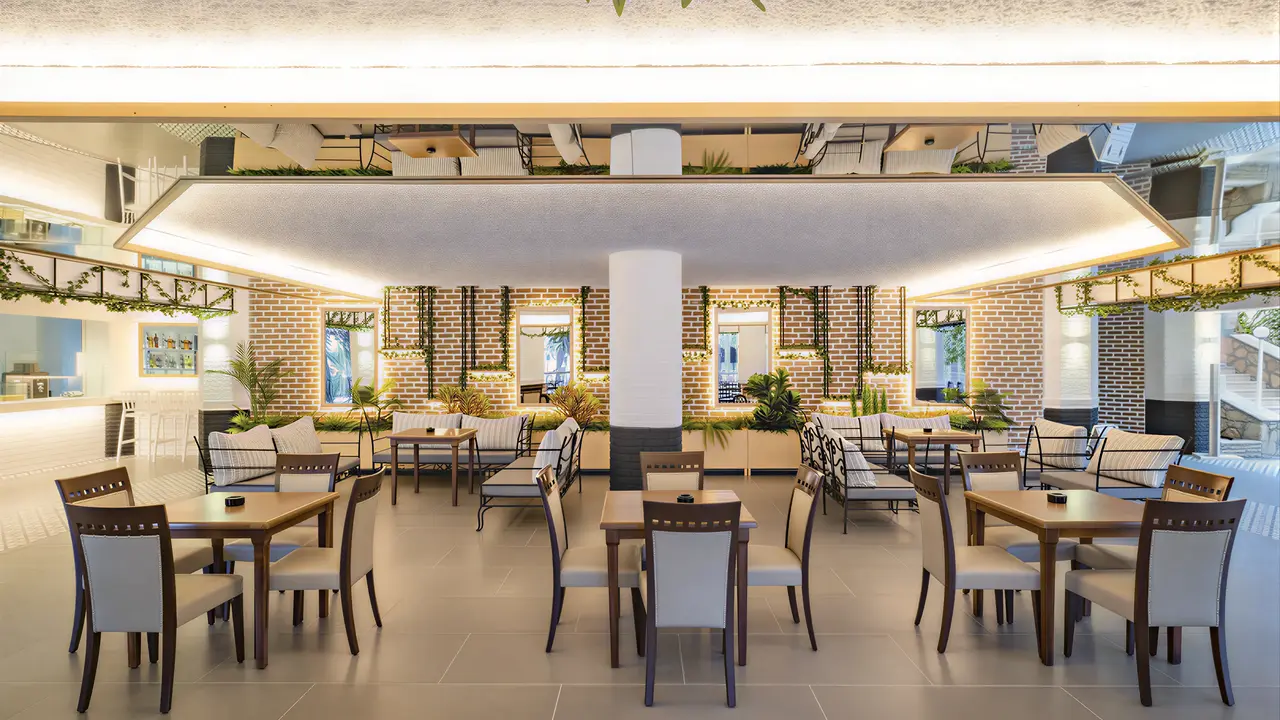 Wspólna strefa wypoczynku w Utopia Beach Club