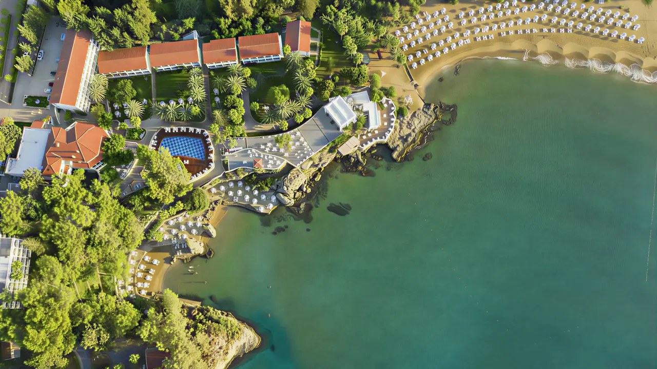 Widok z lotu ptaka na Utopia Beach Club