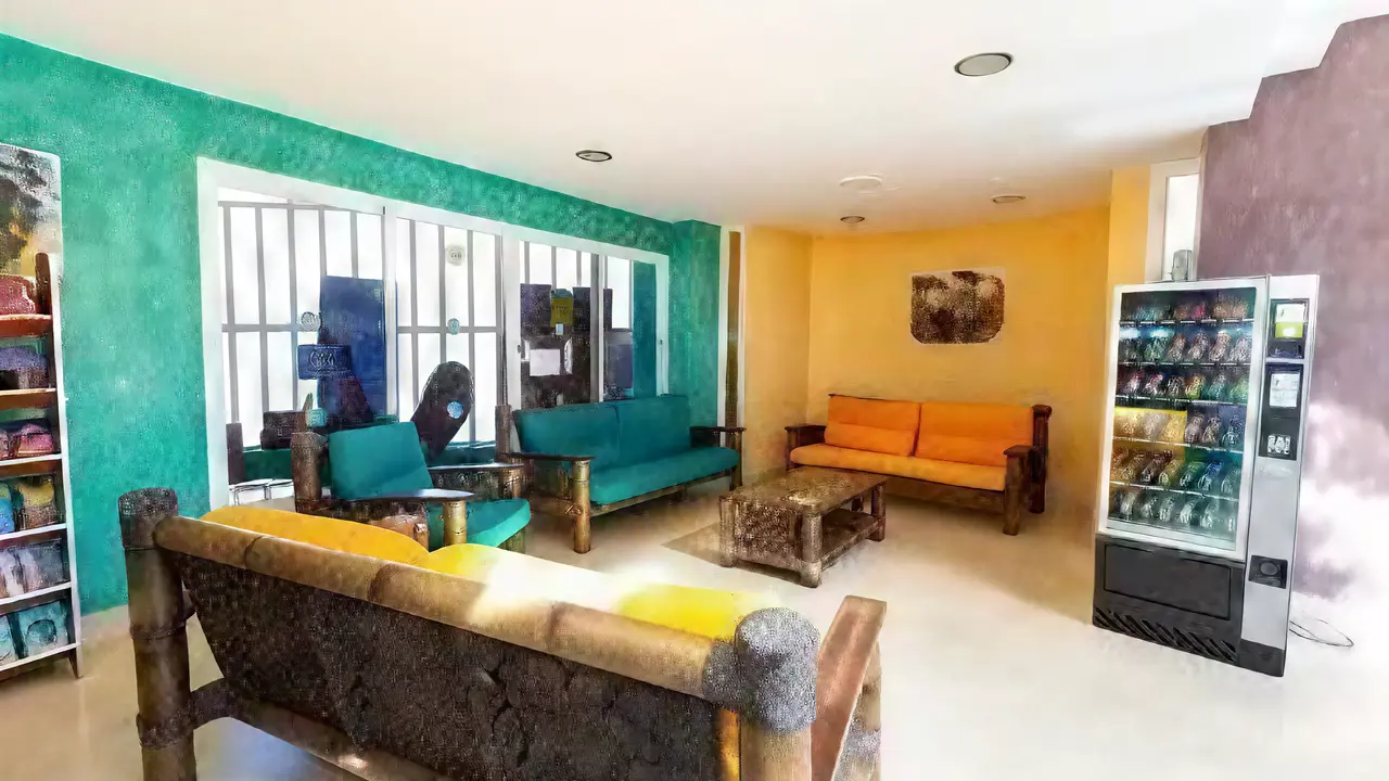 Kącik z grami i przekąskami w Villa Adeje Beach