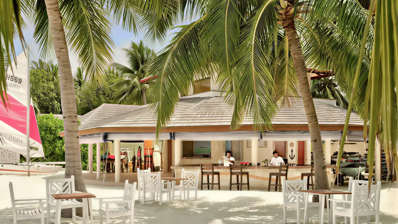 Bar na plaży w Villa Nautica