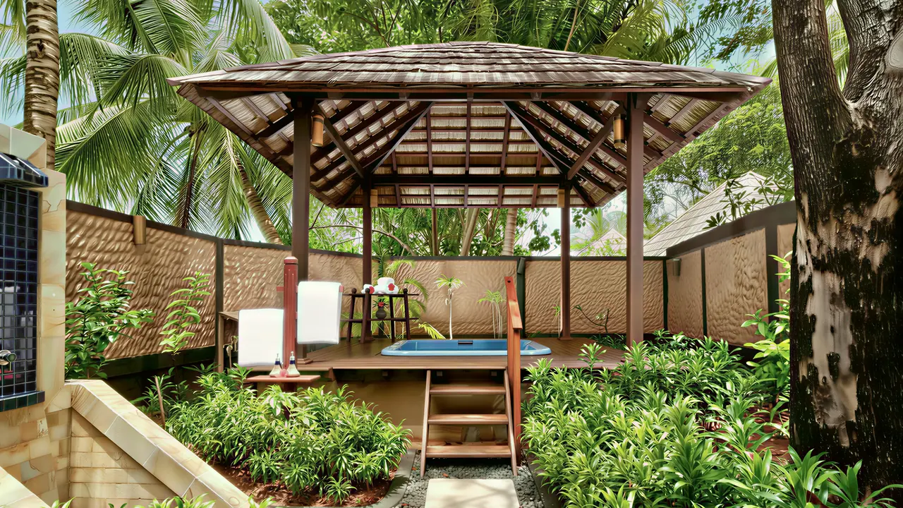 Prywatna jacuzzi na tarasie w Villa Nautica