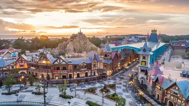 Widok na kompleks hotelu Vinpearl Phu Quoc Resort