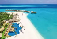Widok z lotu ptaka na You & Me by Cocoon Maldives