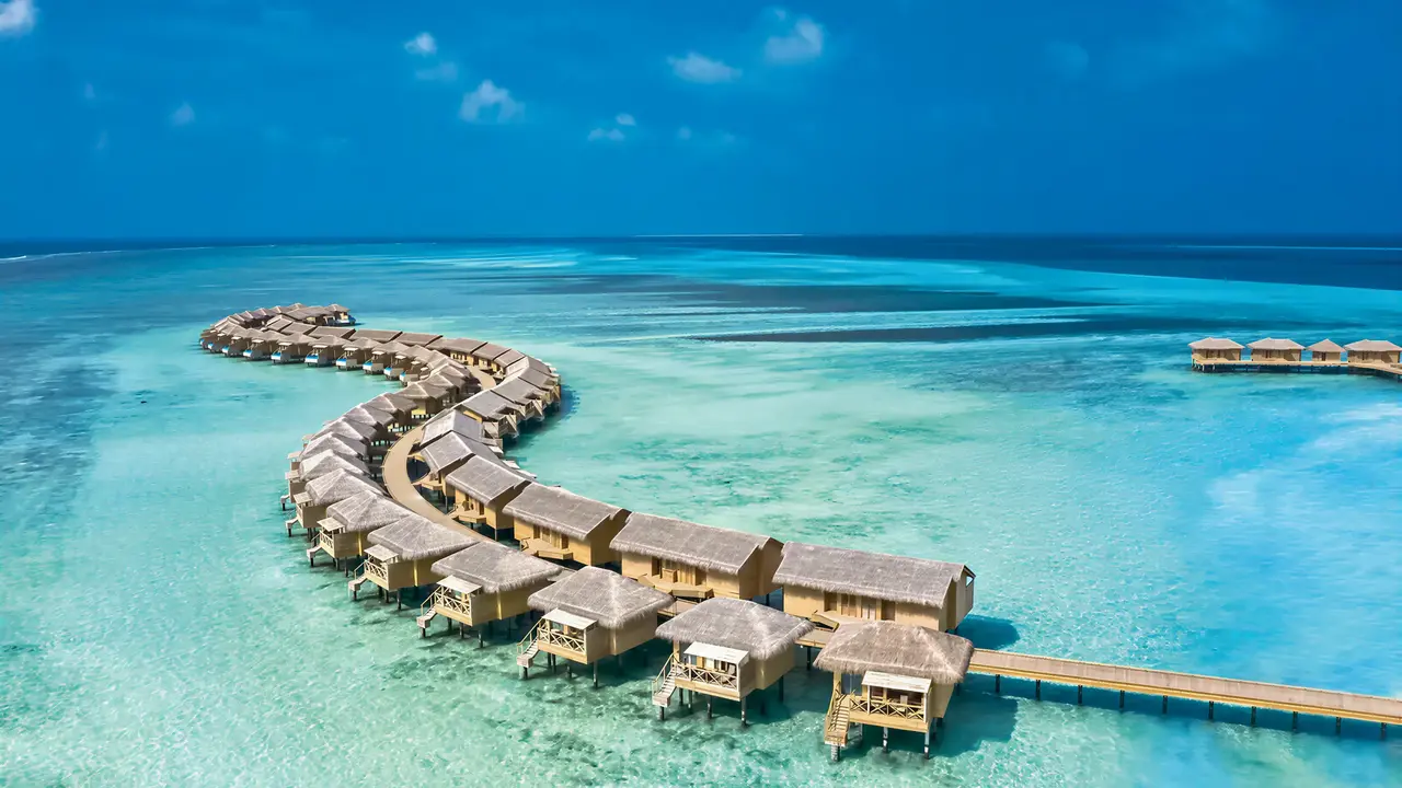 Widok z lotu ptaka na You & Me by Cocoon Maldives