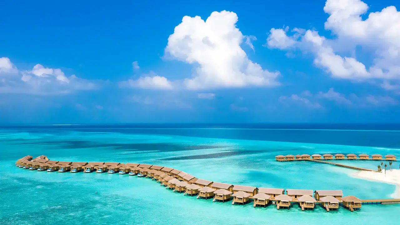 Widok z lotu ptaka na You & Me by Cocoon Maldives