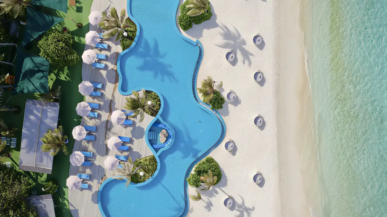 Widok z lotu ptaka na You & Me by Cocoon Maldives