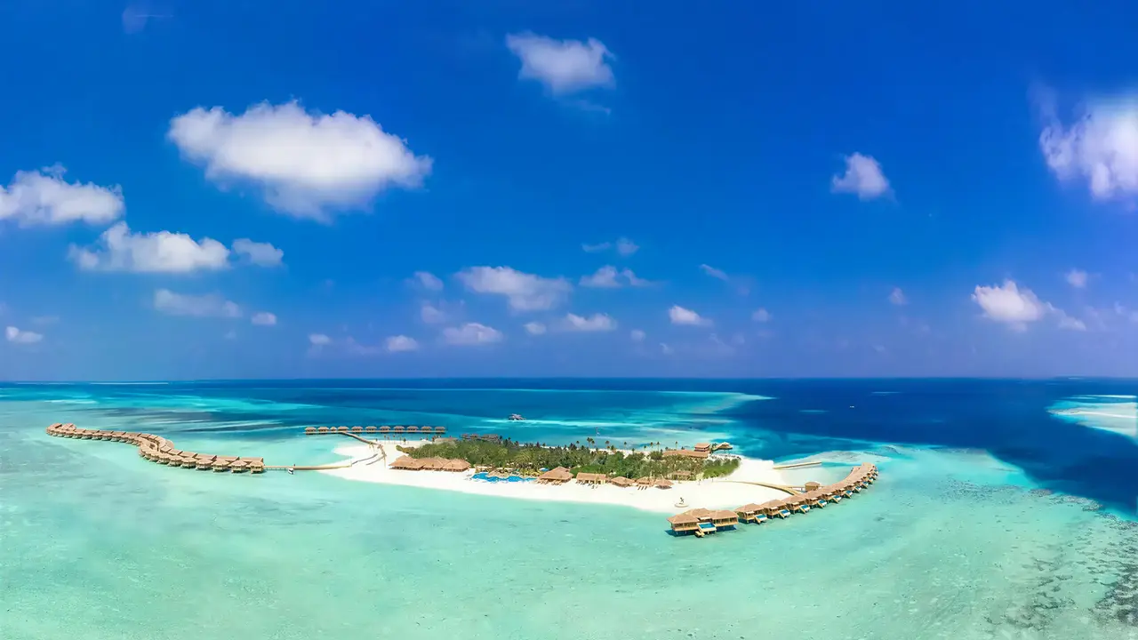 Widok z lotu ptaka na You & Me by Cocoon Maldives