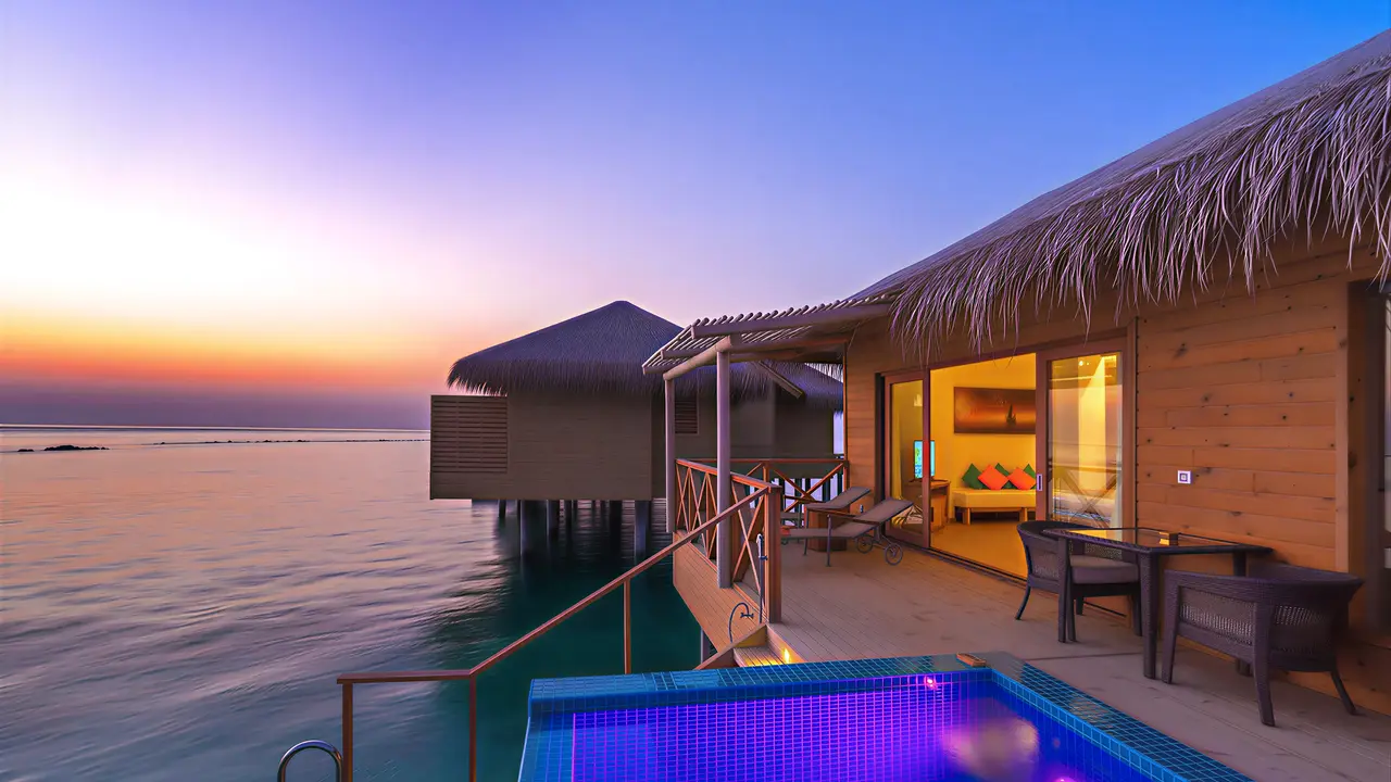 Prywatna willa z basenem w You & Me by Cocoon Maldives