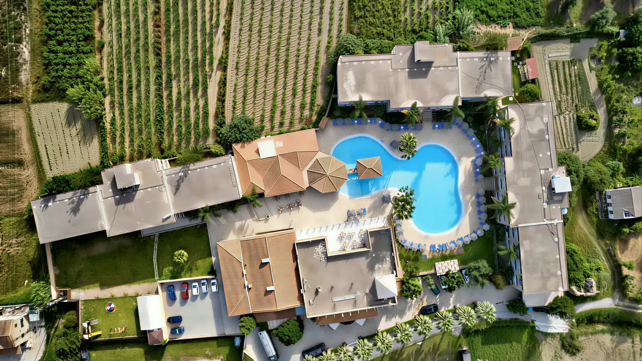 Widok z lotu ptaka na Zante Village