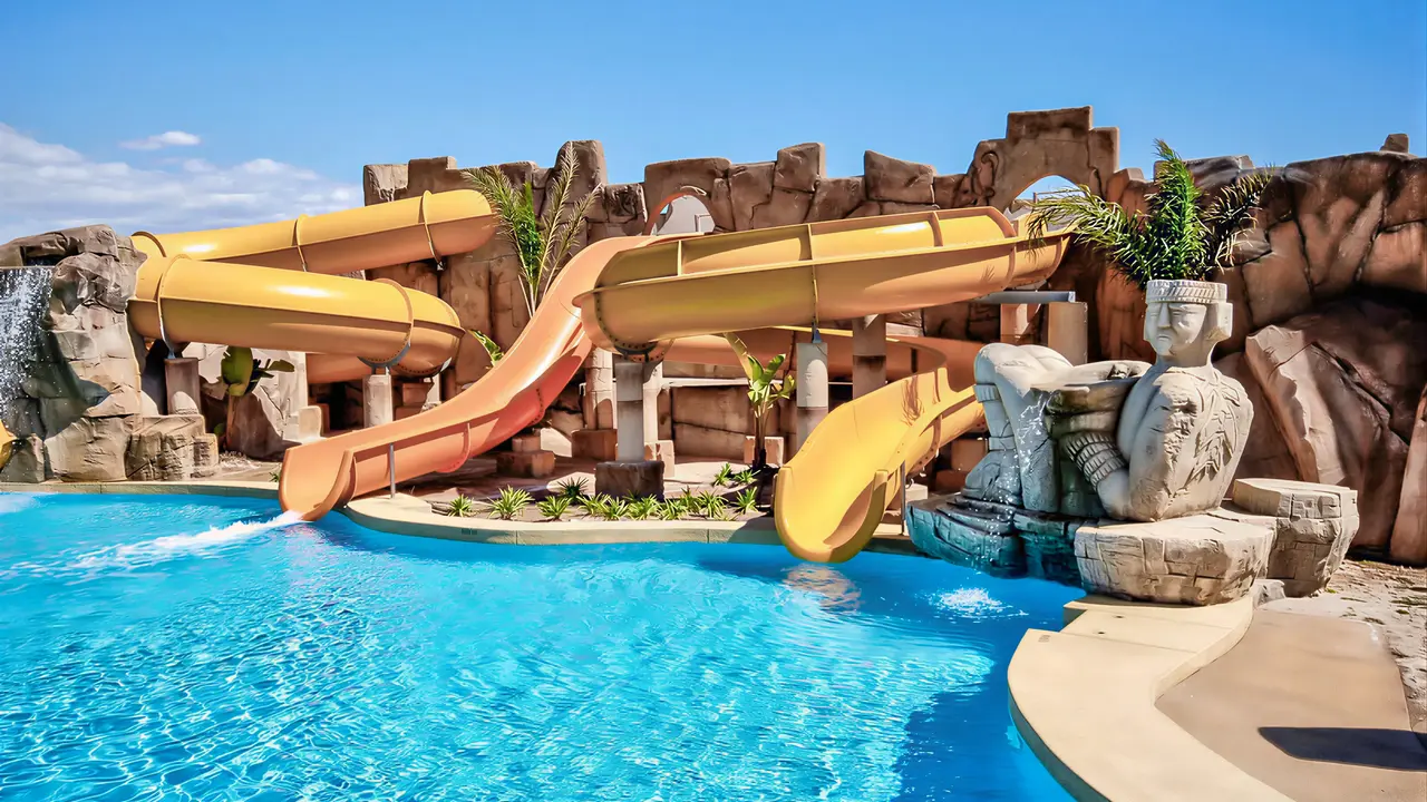 Zjeżdżalnie wodne w Zimbali Playa Spa