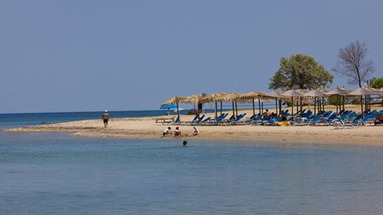 Across Golden Beach