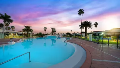 Maspalomas Lago Canary Sunset