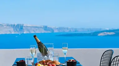 Mr. and Mrs. White Santorini