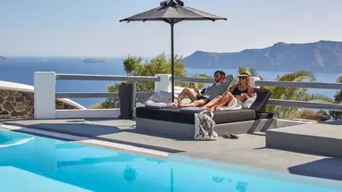 Mr. and Mrs. White Santorini