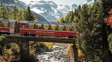 Alpejska panorama: Bernina i Innsbruck