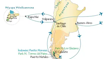 Argentyna, Chile, Wyspa Wielkanocna - 21 dni