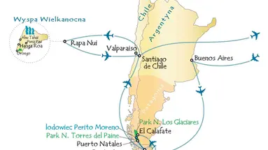 Argentyna, Chile, Wyspa Wielkanocna - 21 dni