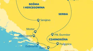 Bałkańskie Skarby - Bośnia i Hercegowina, Chorwacja, Czarnogóra