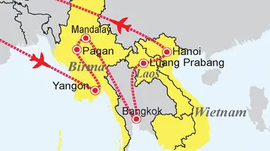 Birma, Laos, Wietnam - Trójkąt buddyjski