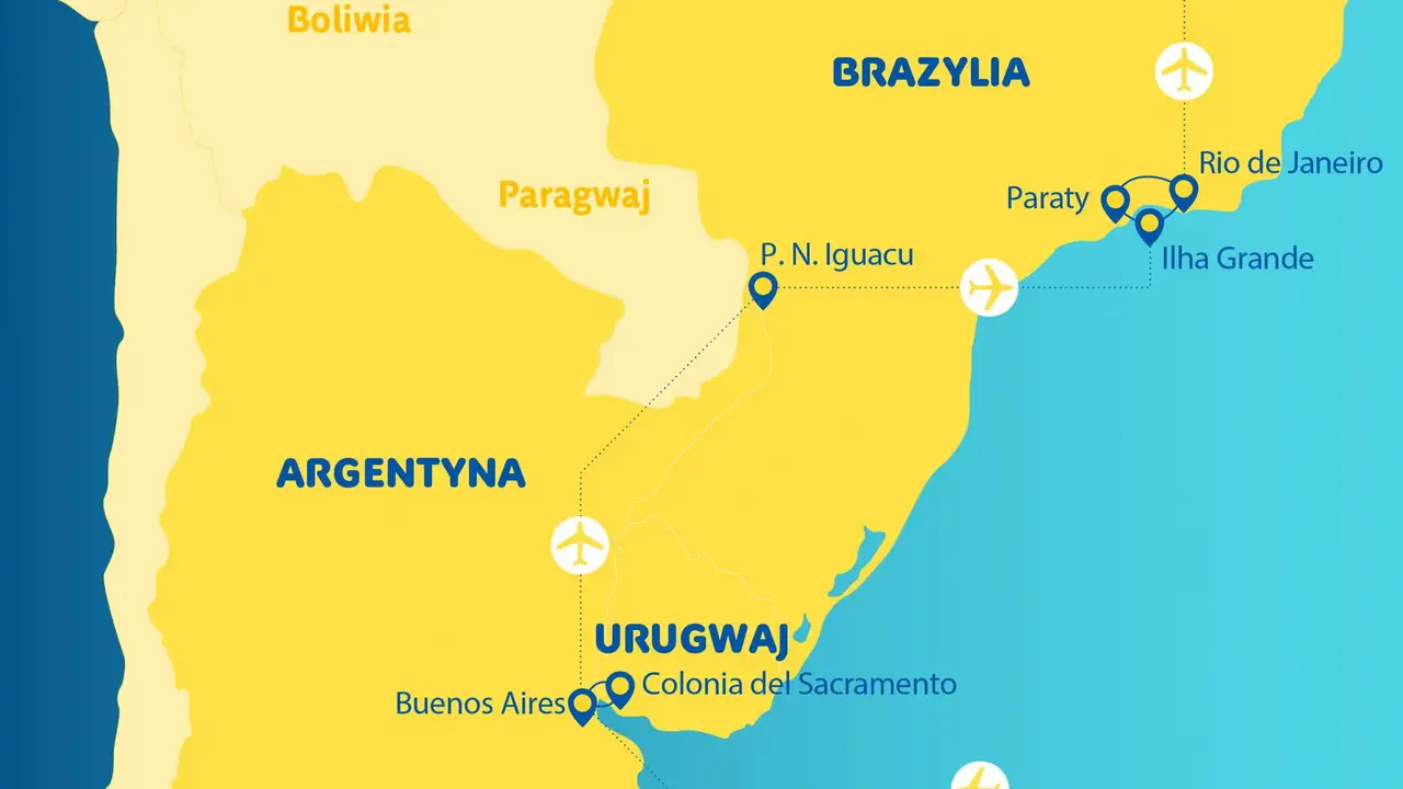 Brazylia i Argentyna dla chętnych Urugwaj