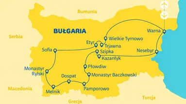 Bułgaria - Od gór do morza, po Złote Piaski