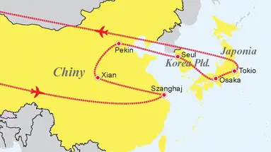 Chiny, Korea Południowa, Japonia - Trzy tygrysy Azji 2025