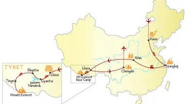 Chiny z Tybetem - 7 dni w Tybecie 18 dni